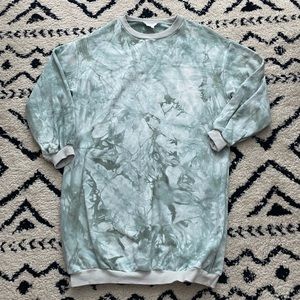 Tie Dye sweatshirt dress